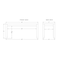 Alaterre Furniture Newport 40"L Faux Concrete Bench ANNP0371 - alternate 2
